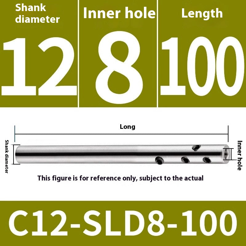 2059-High precision side solid SLD extension rod CNC milling cutter extended rod small diameter straight handle deep cavity avoidance C12C16C20 Shandong Denso Pricision Tools Co.,Ltd.